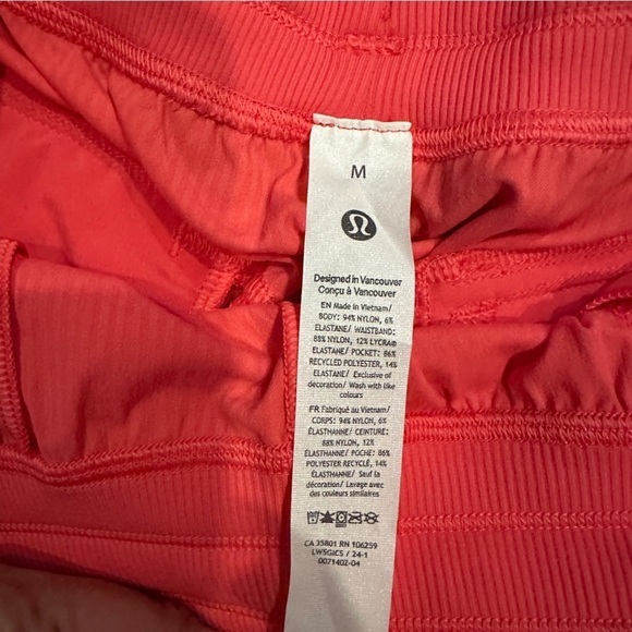 Lululemon Dance Studio Pants Relaxed Fit Mid Rise Cargo Jogger Glaze Pink Size M - Picture 10 of 10